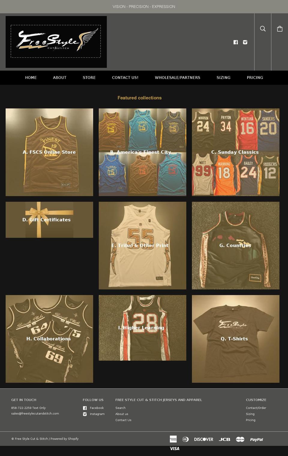 freestylecutnstitch.com — Shopify storefront screenshot