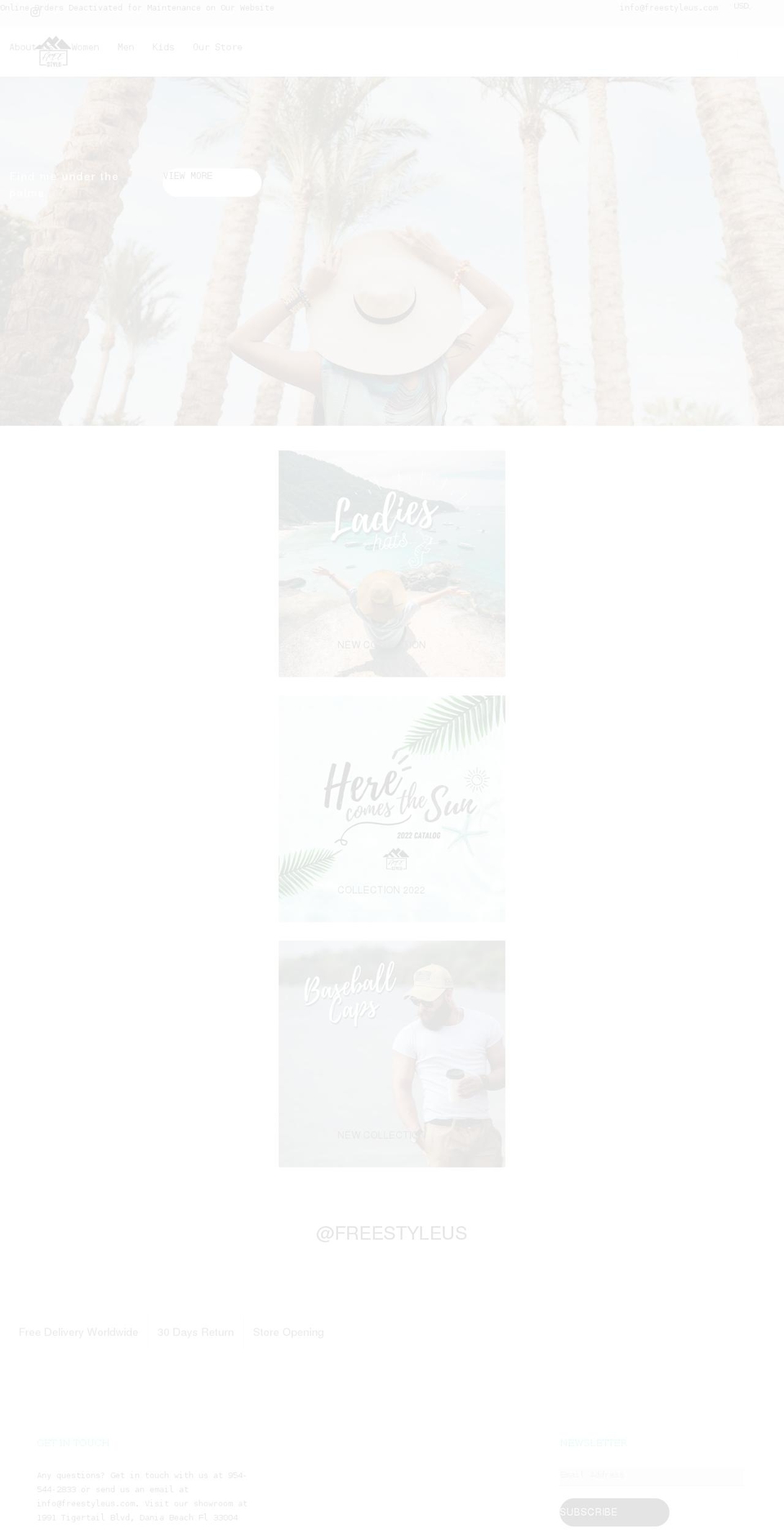 freestyleus.com shopify website screenshot