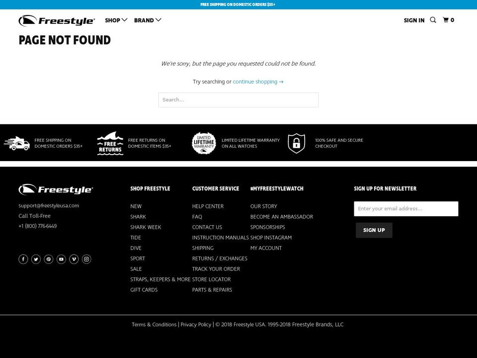 Freestyle 1.0.31 (Archive No BIS) Shopify theme site example freestylewatchhours.com