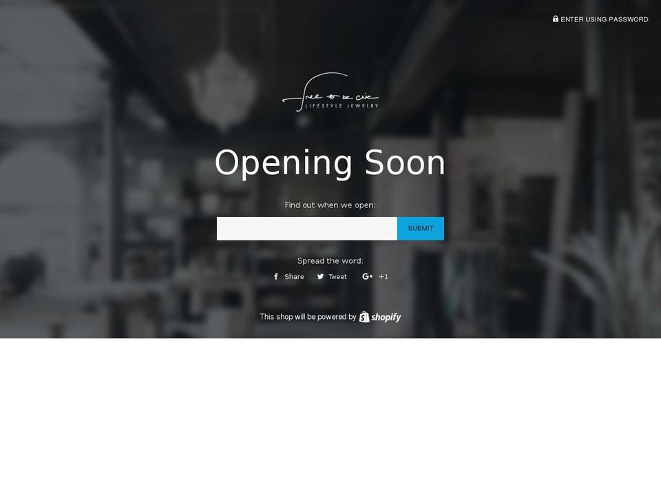 freetobechic.com shopify website screenshot