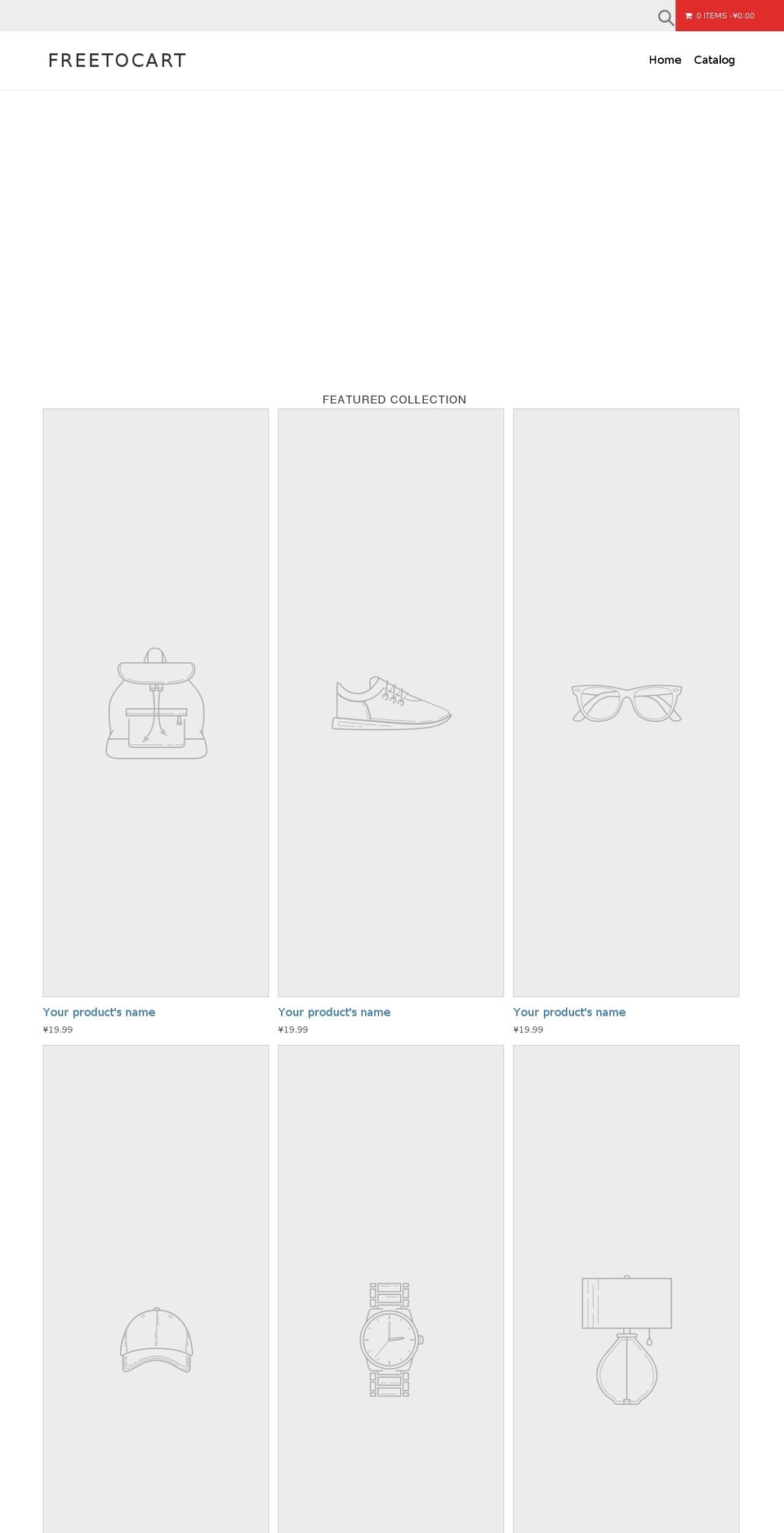 freetocart.com — Shopify storefront screenshot