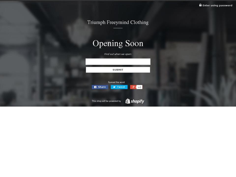 freeymind.com shopify website screenshot