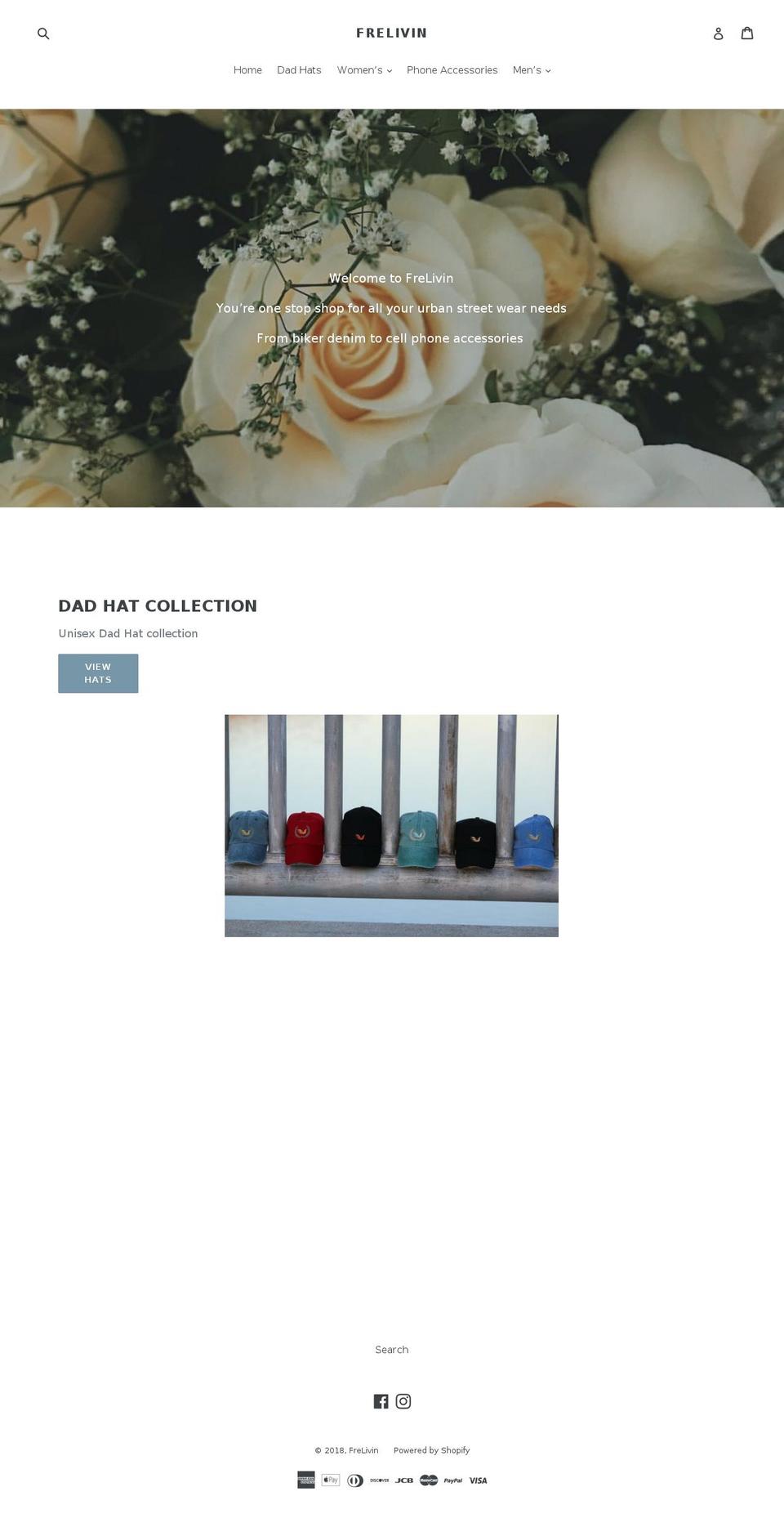 frelivin.com — Shopify storefront screenshot