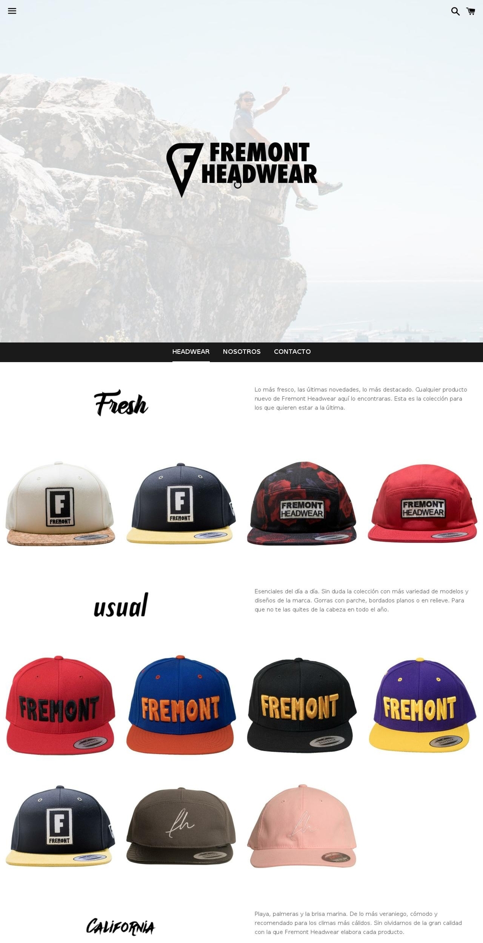 fremontheadwear.com shopify website screenshot