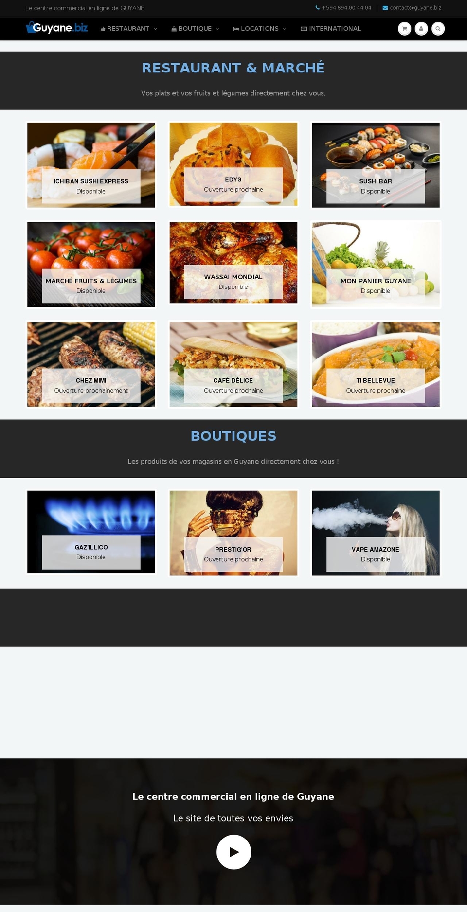 theme-GUYANE.BIZ 2 Shopify theme site example french-guiana.biz