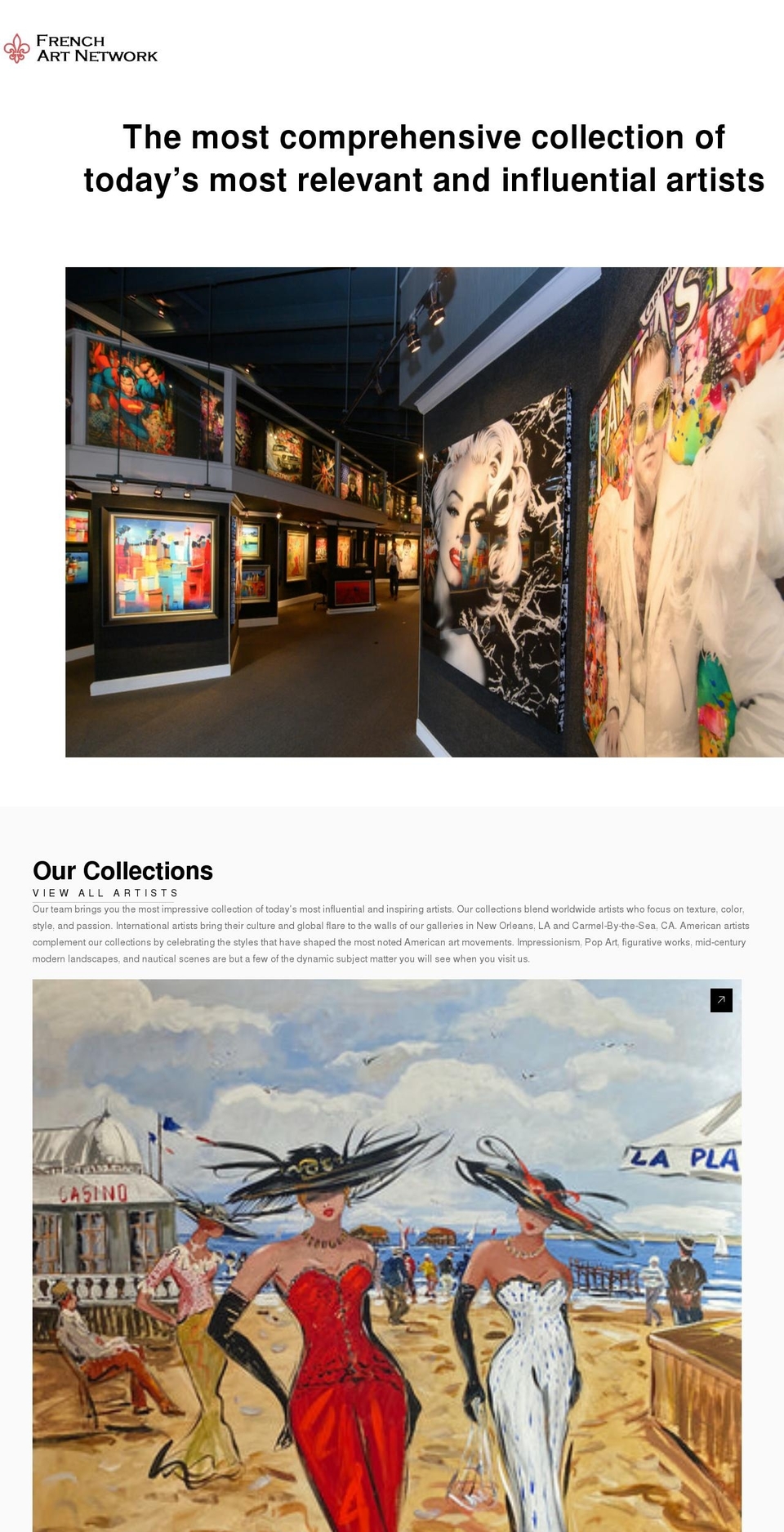 frenchart.net shopify website screenshot
