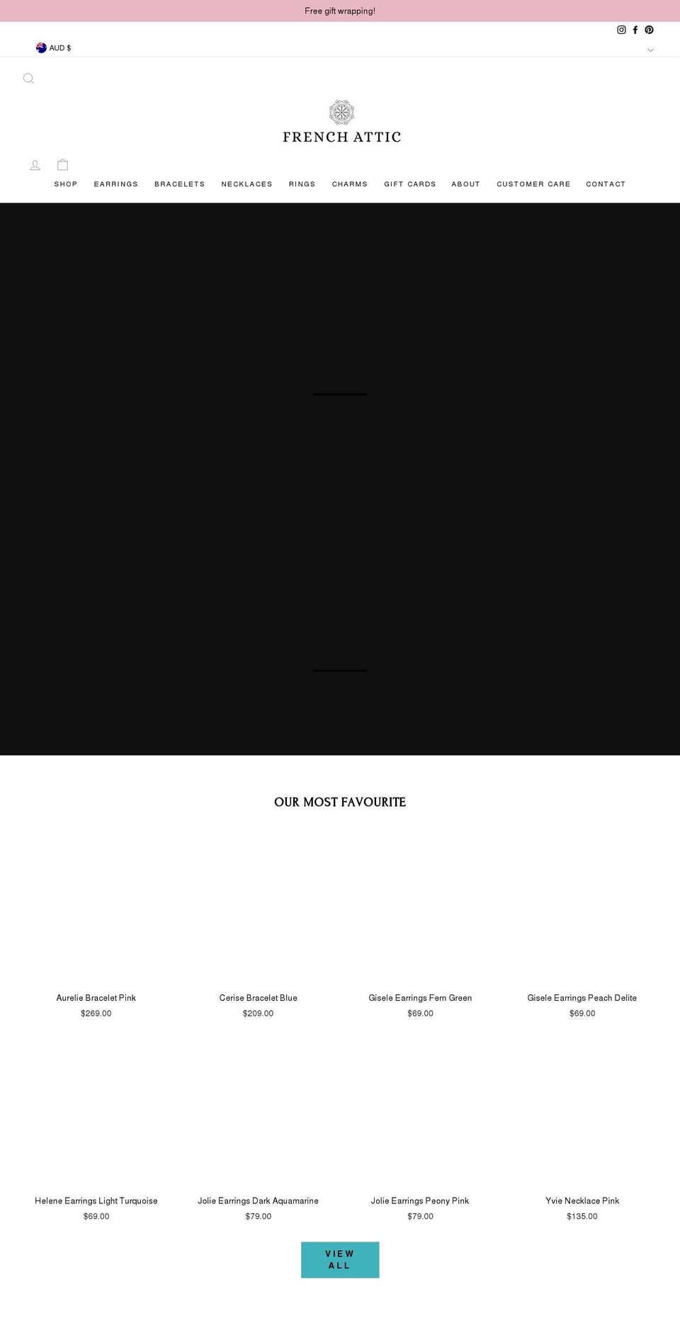 frenchattic.com.au shopify website screenshot
