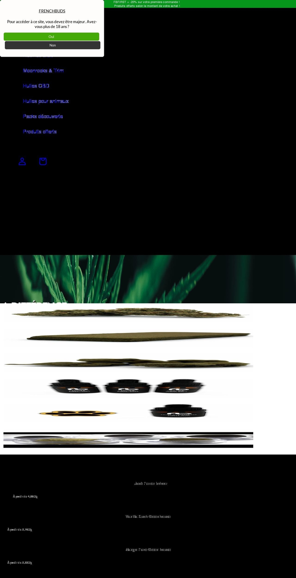 frenchbuds.com shopify website screenshot