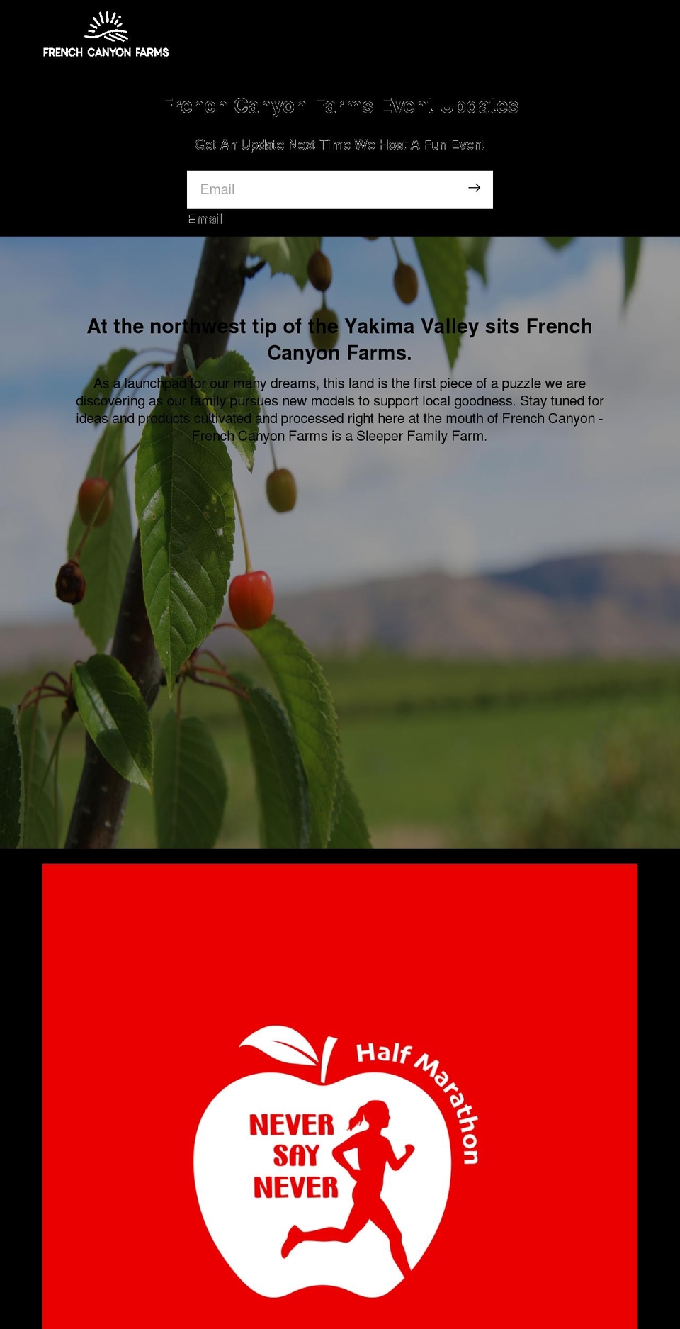 frenchcanyonfarms.com shopify website screenshot