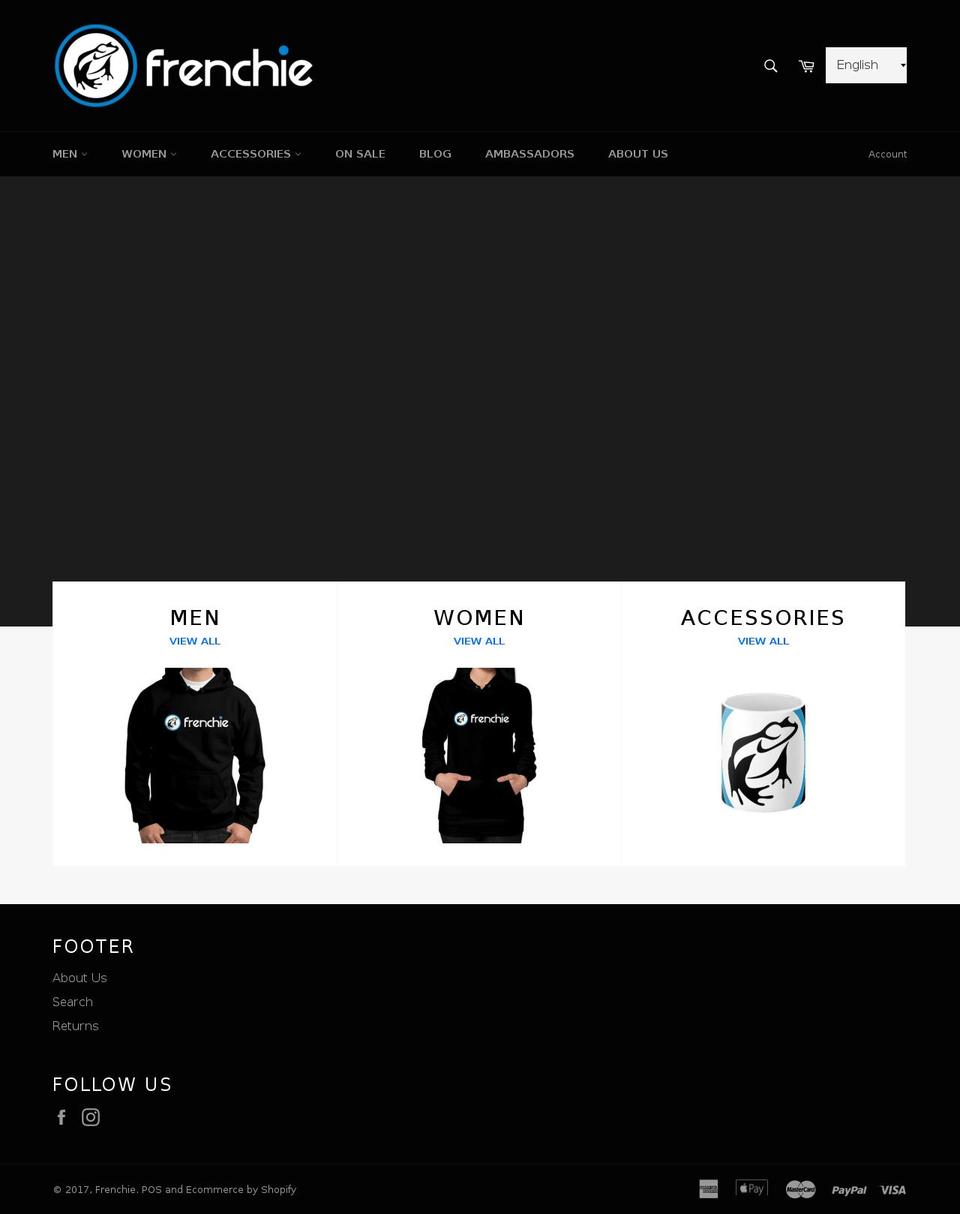 frenchie.ca shopify website screenshot