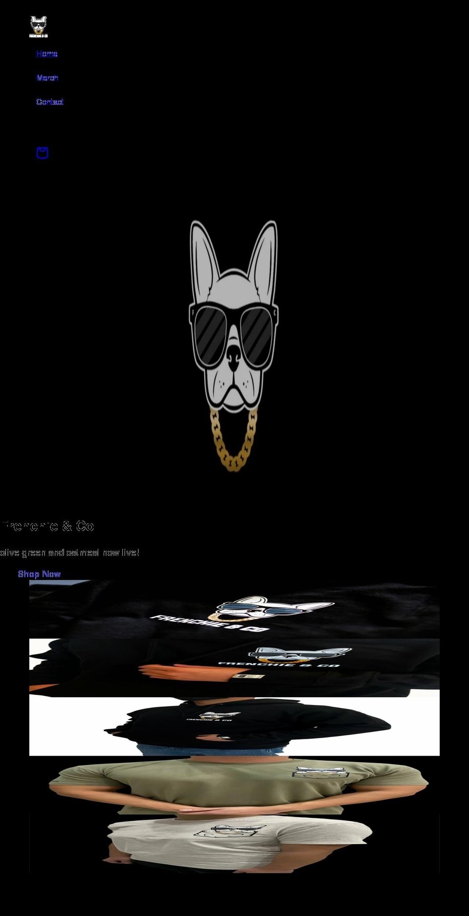 frenchieandco.shop shopify website screenshot