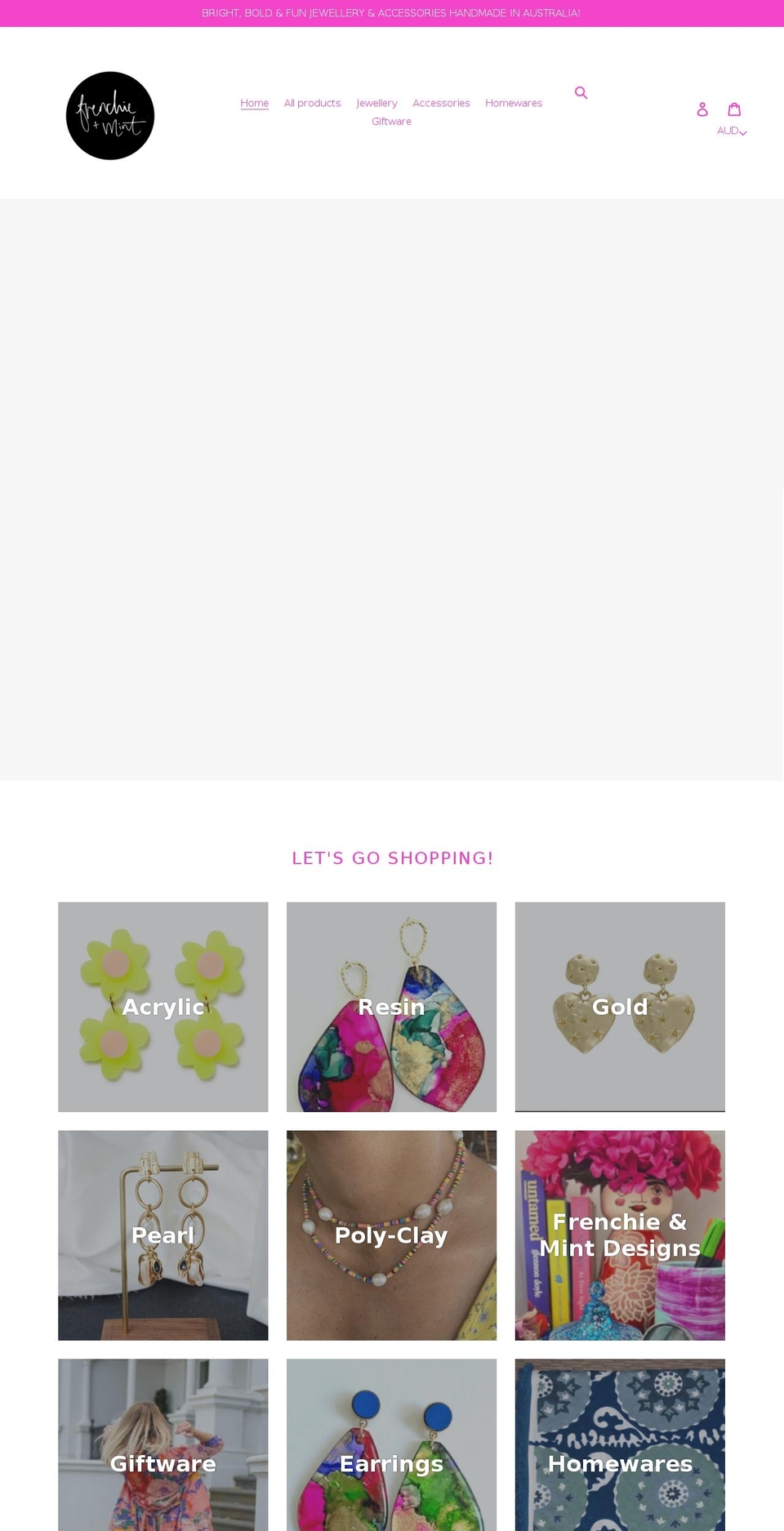 frenchiemint.com shopify website screenshot
