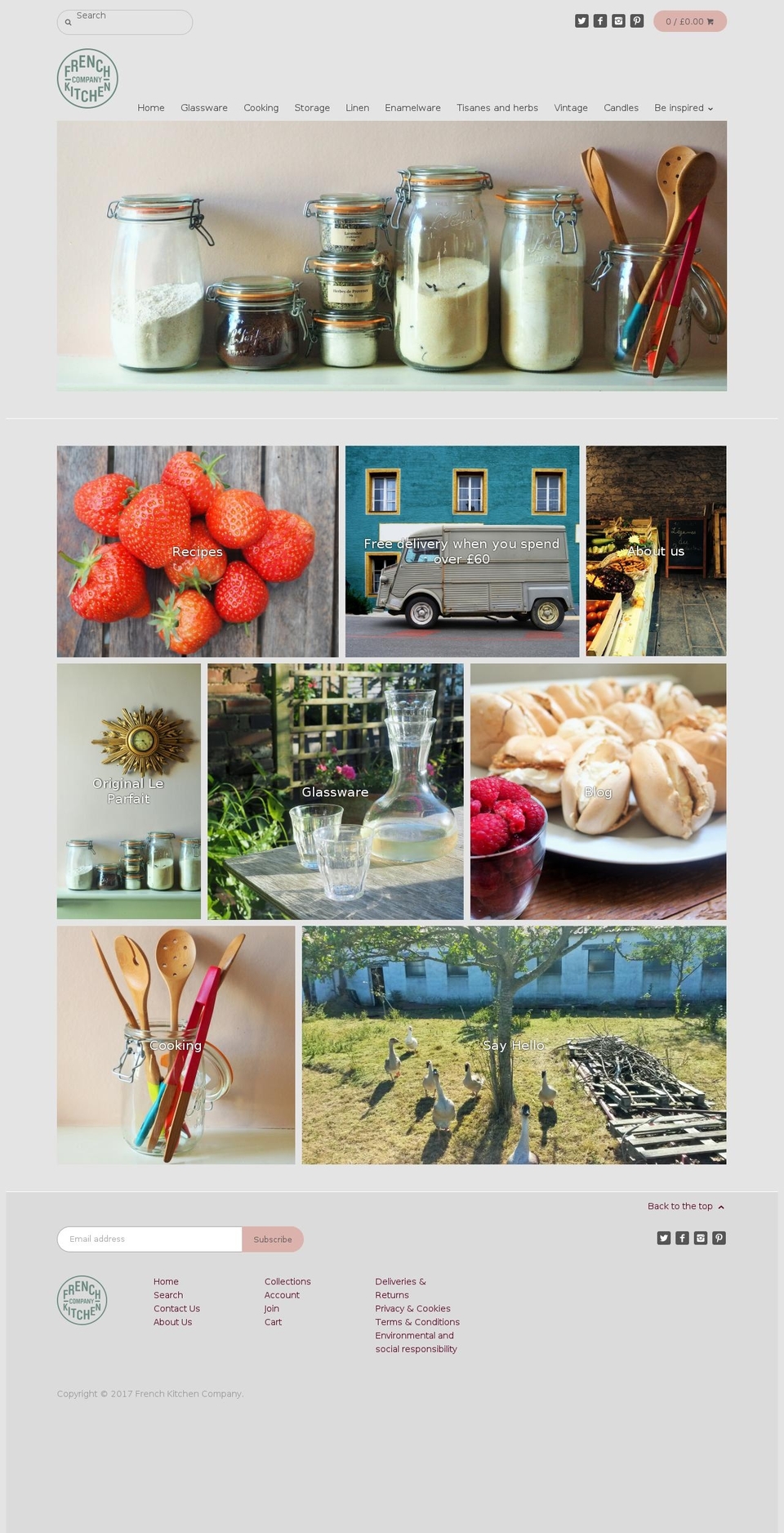 frenchkitchencompany.com shopify website screenshot