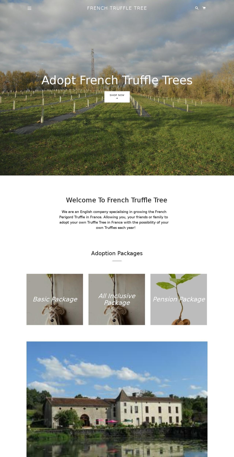 frenchtruffletree.com shopify website screenshot