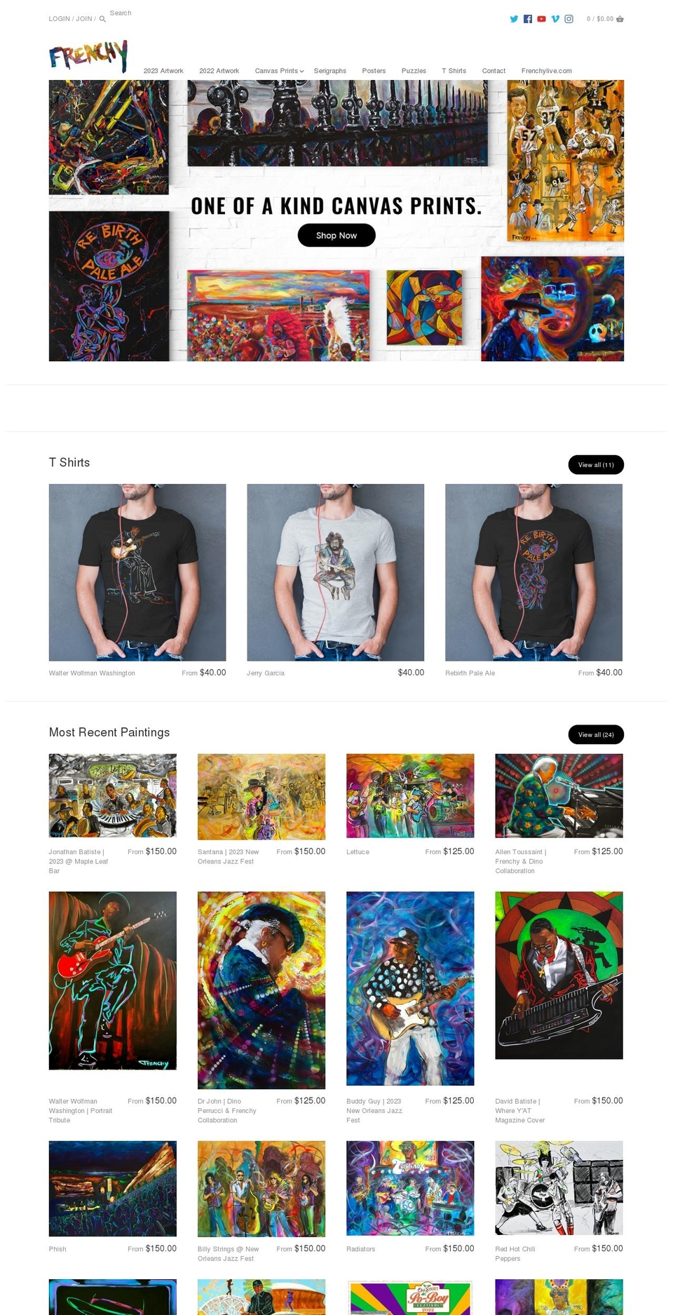 frenchylive-2.myshopify.com shopify website screenshot