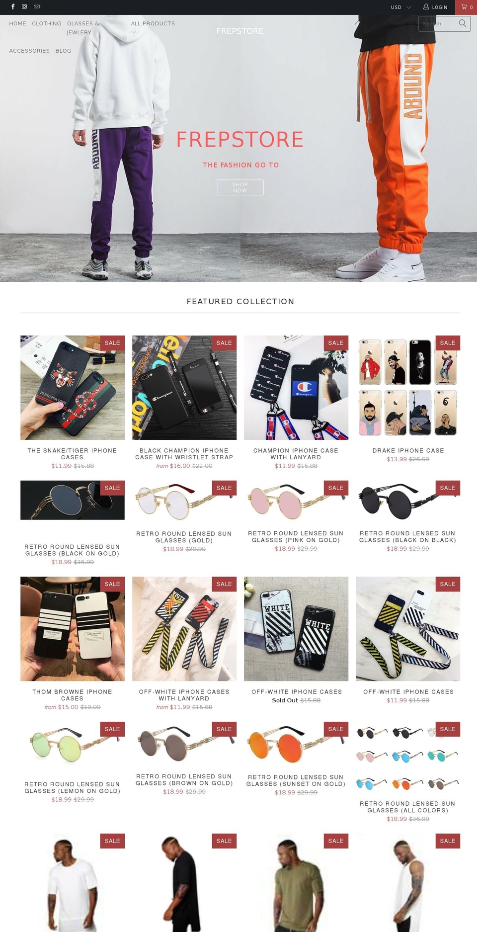 frepstore.com — Shopify storefront screenshot