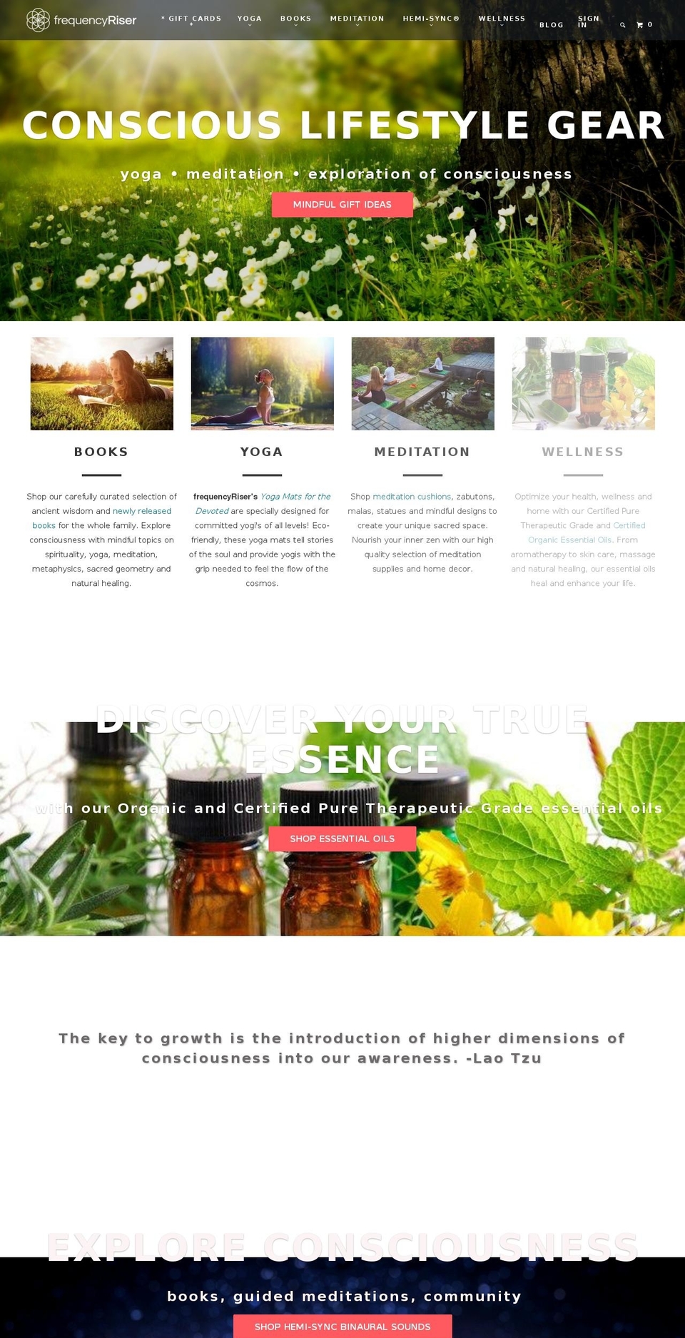 frequencyboulder.com — Shopify storefront screenshot