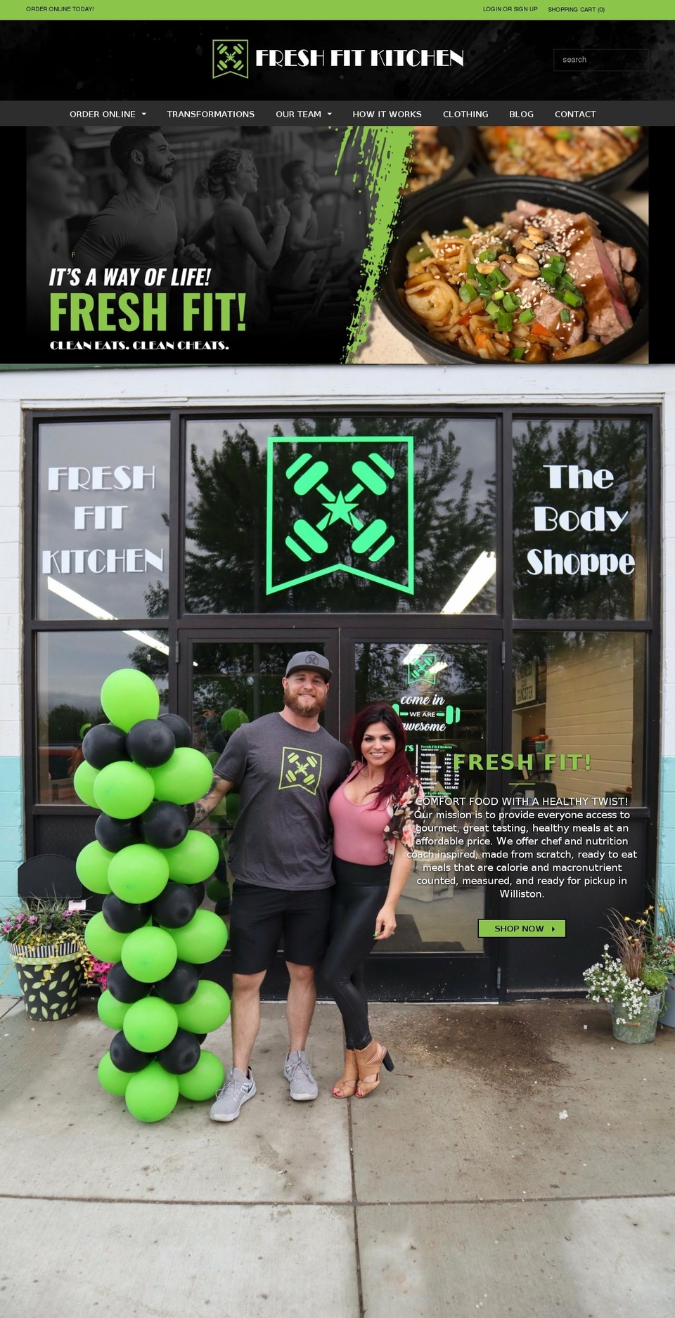 fresh-fit-kitchen.myshopify.com shopify website screenshot