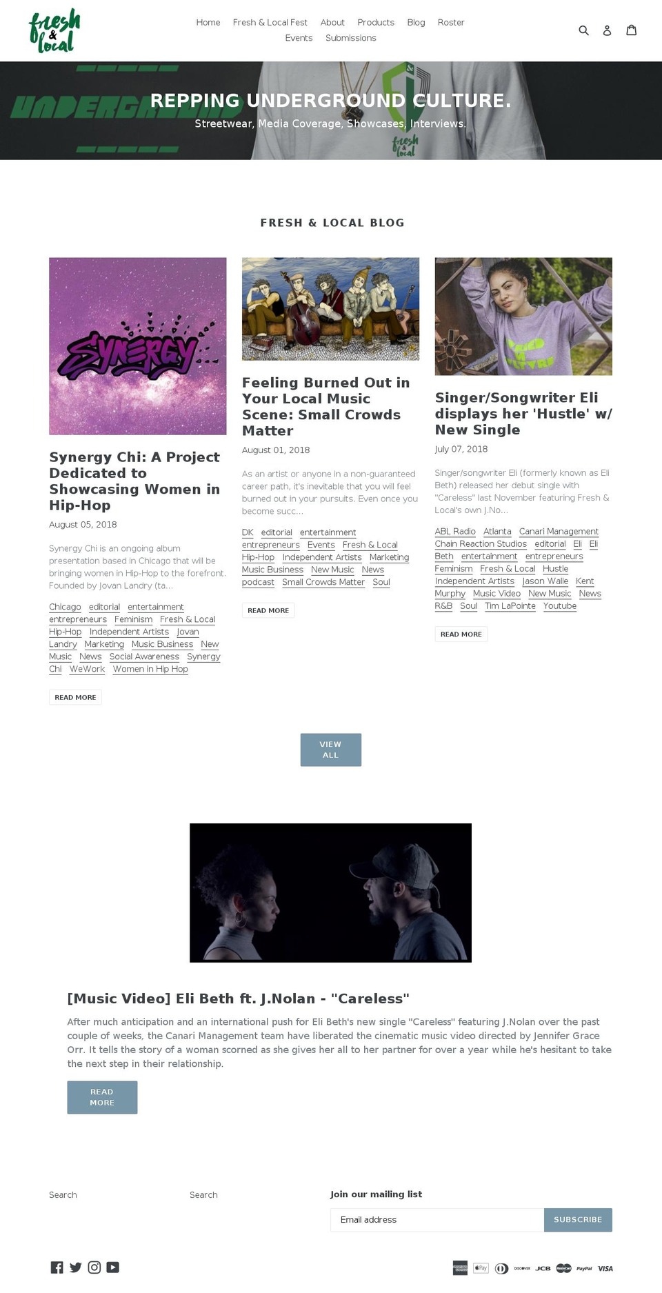 freshandlocalatl.com — Shopify storefront screenshot