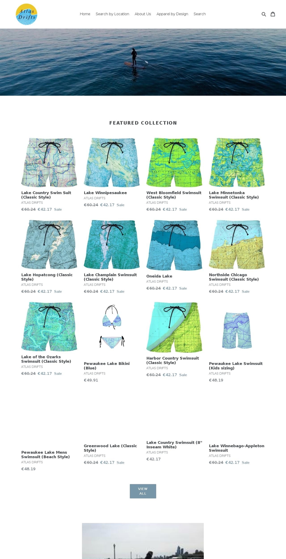 freshcoastlife.com — Shopify storefront screenshot