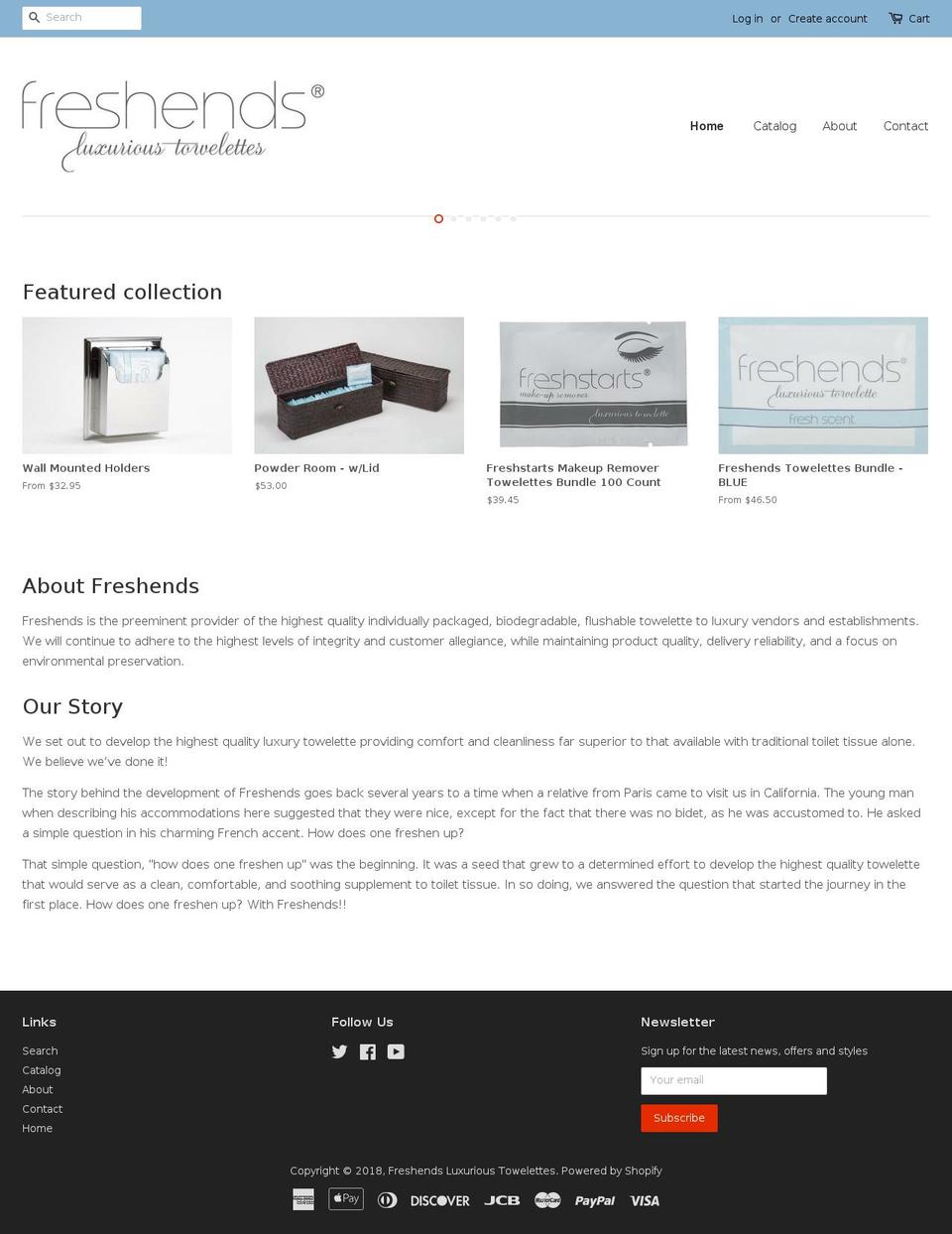 freshendsstore.com — Shopify storefront screenshot