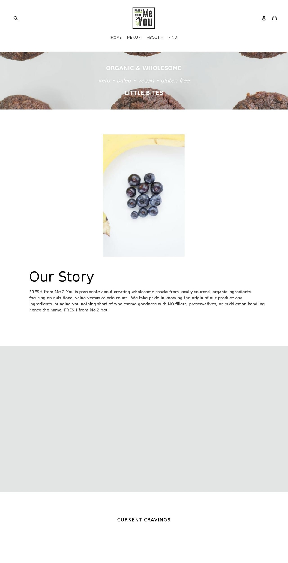 freshfromme2you.com — Shopify storefront screenshot