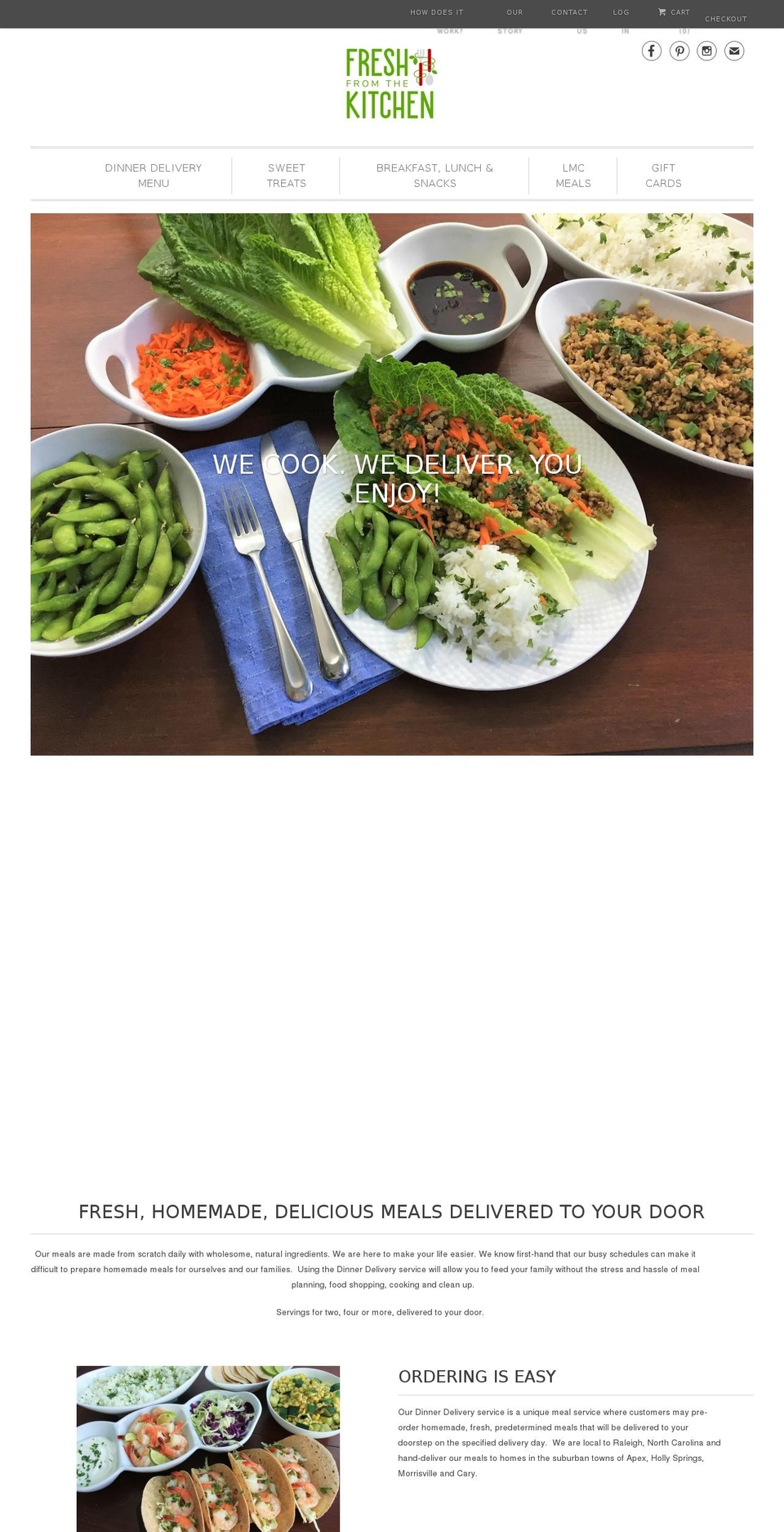freshfromthekitchenapex.com — Shopify storefront screenshot