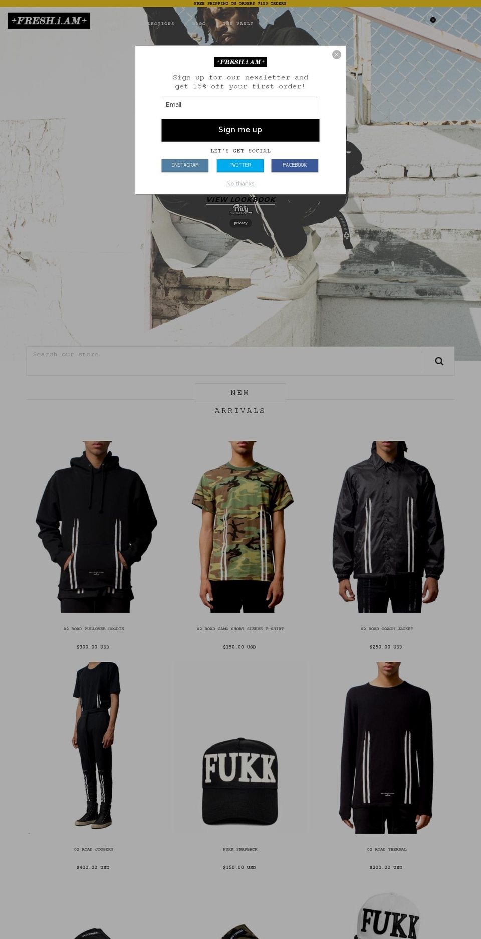 freshiam.net shopify website screenshot