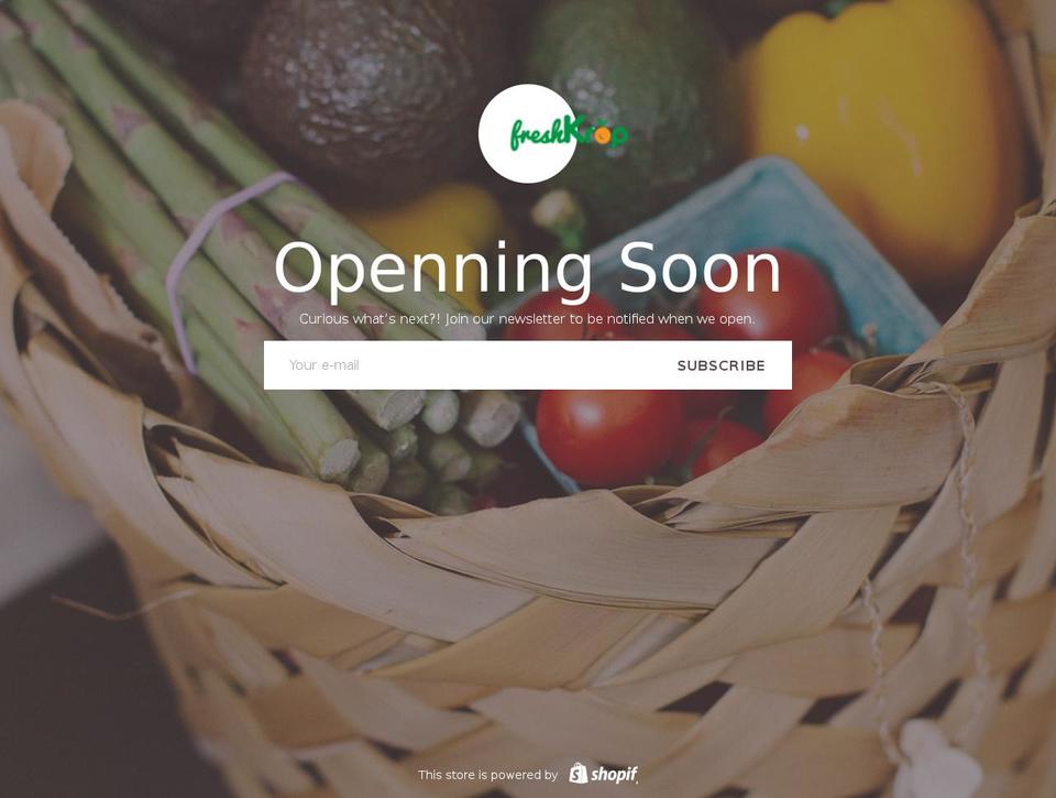 freshkrop.com — Shopify storefront screenshot