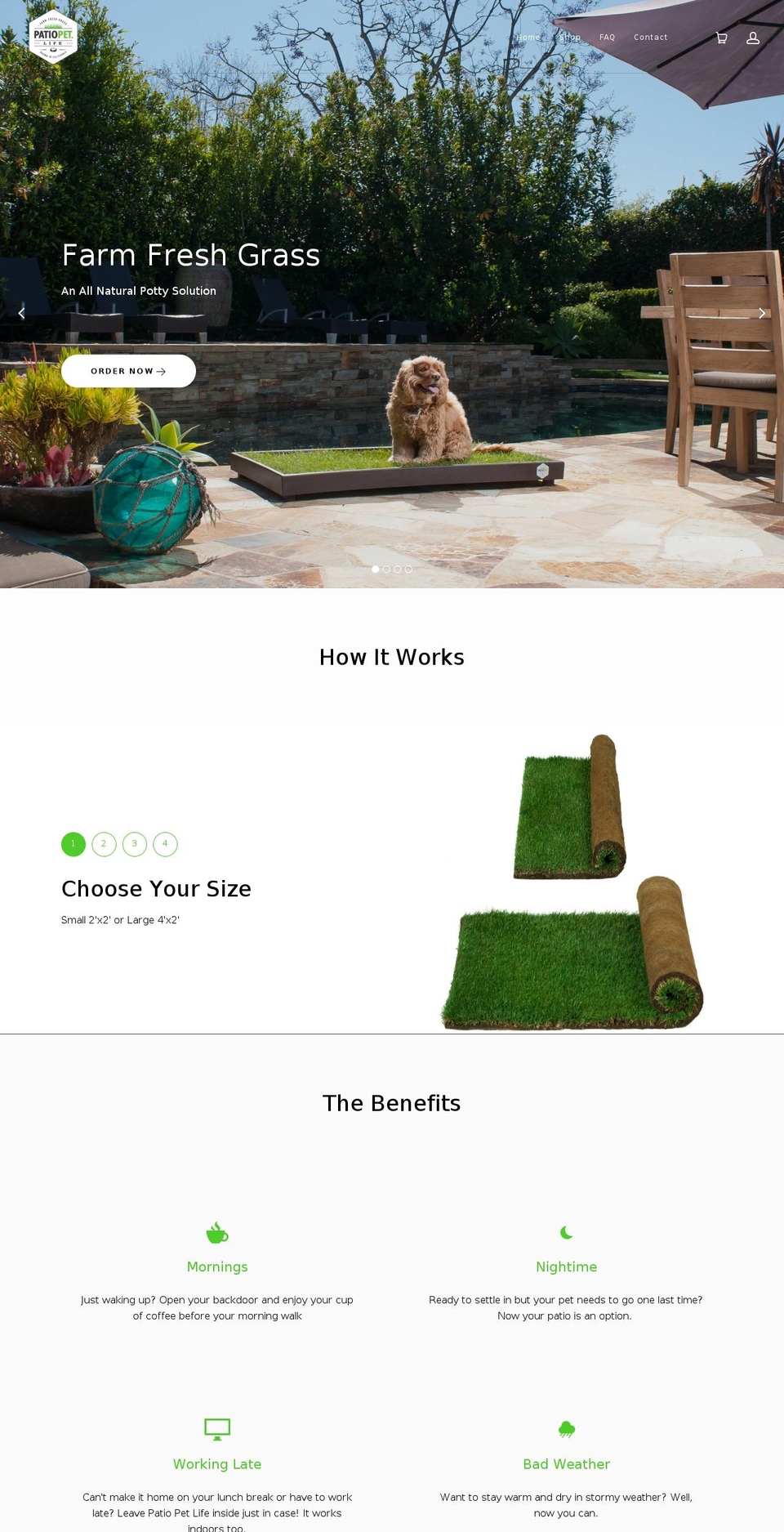 Backup of Launch for BOLD-22Mar2018 Shopify theme site example freshpatchgrass.com