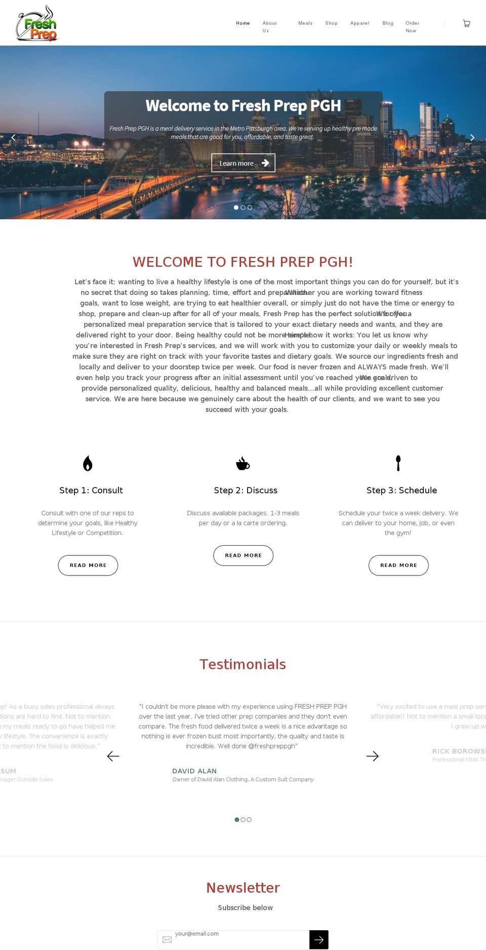 freshpreppgh.com shopify website screenshot