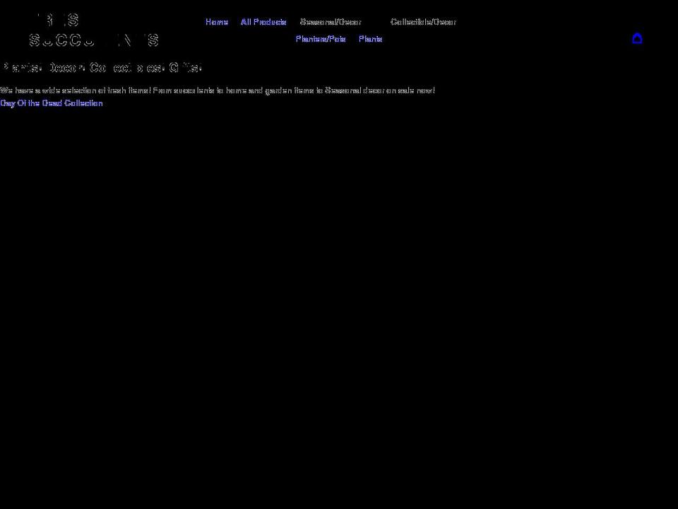 freshsucculents.com shopify website screenshot