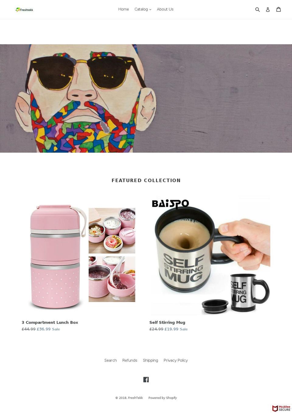 freshtekk.com — Shopify storefront screenshot