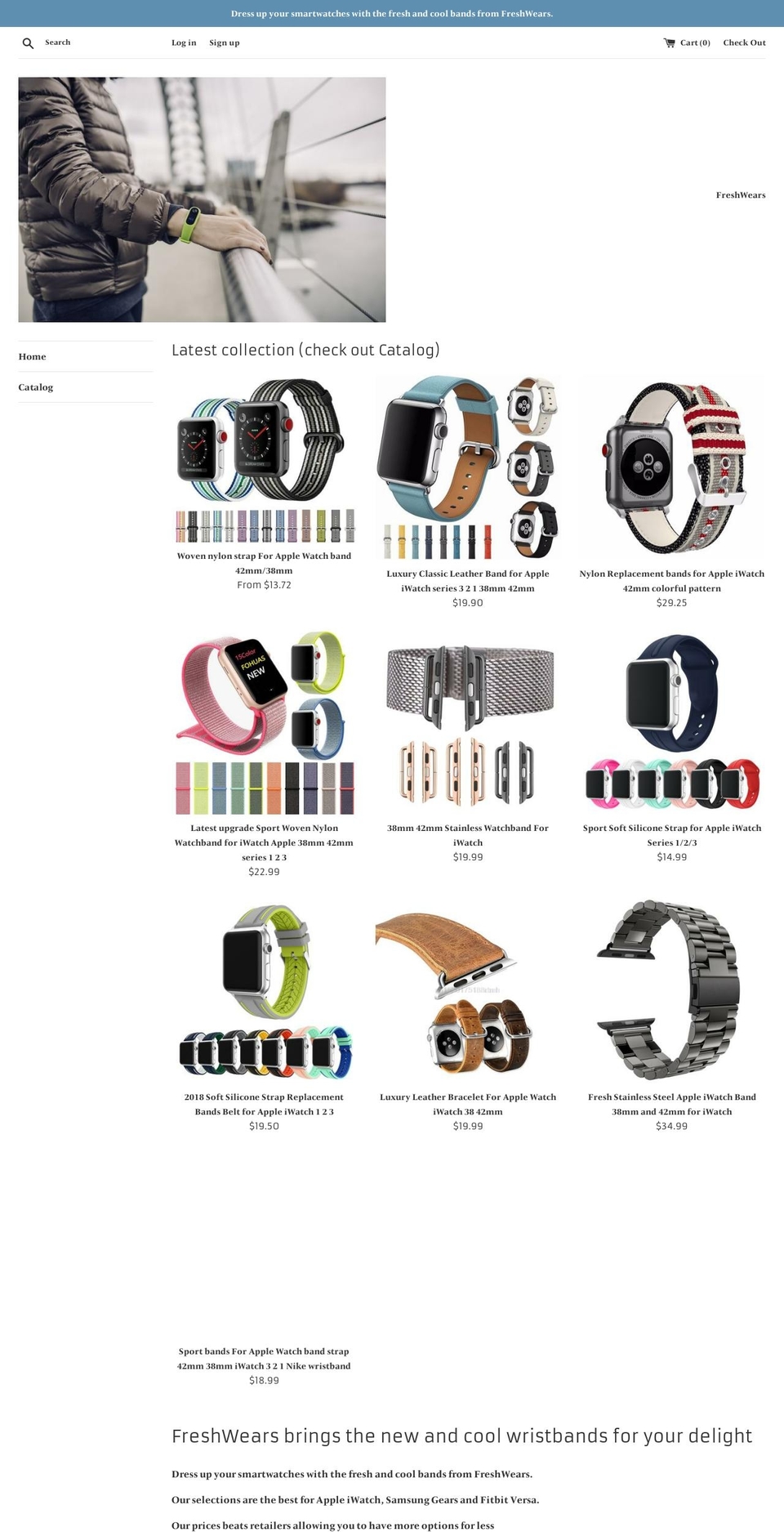 freshwears.com — Shopify storefront screenshot