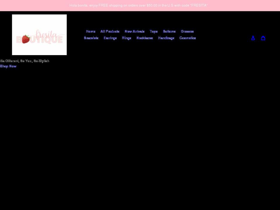 fresitaboutiques.com shopify website screenshot