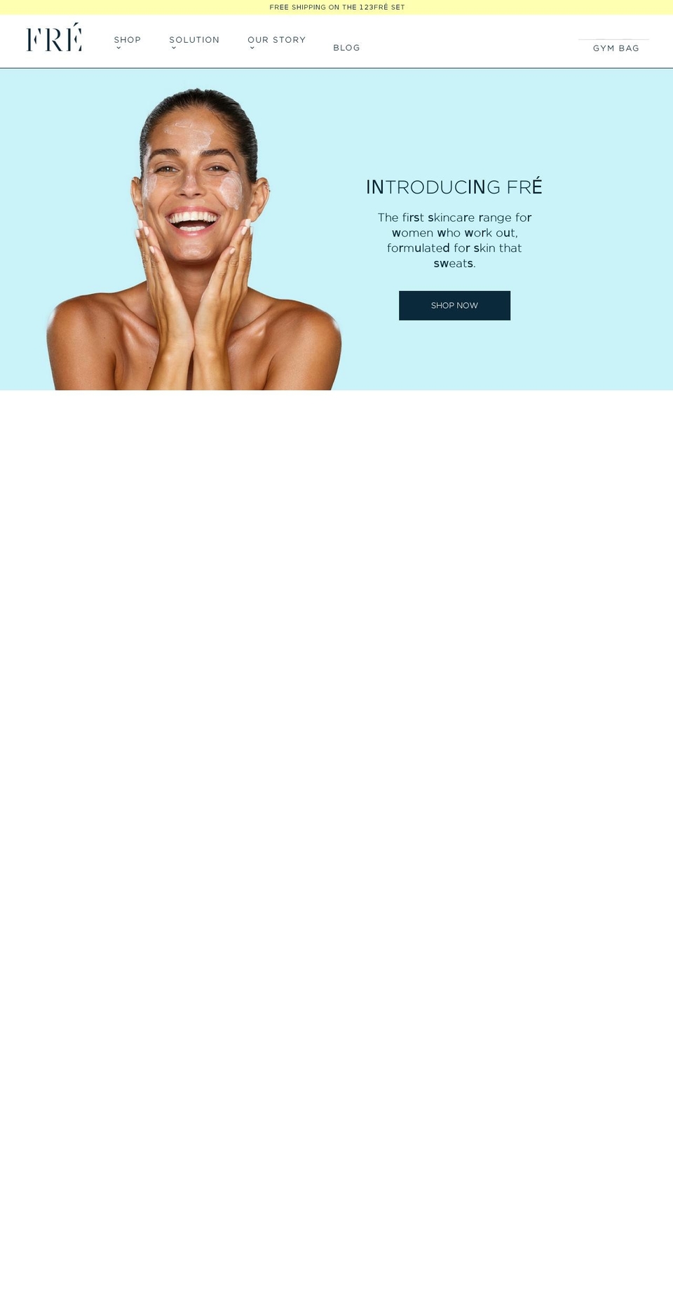 freskincare.com shopify website screenshot