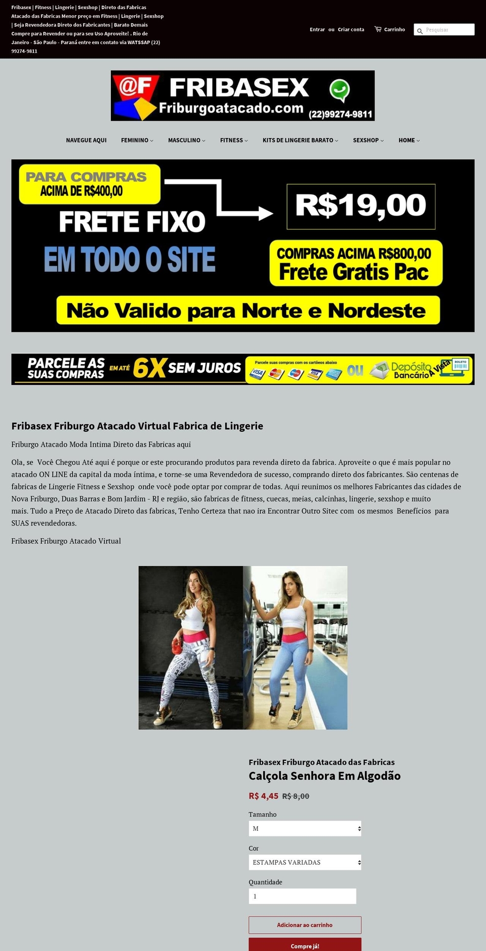 friburgoatacado.com shopify website screenshot
