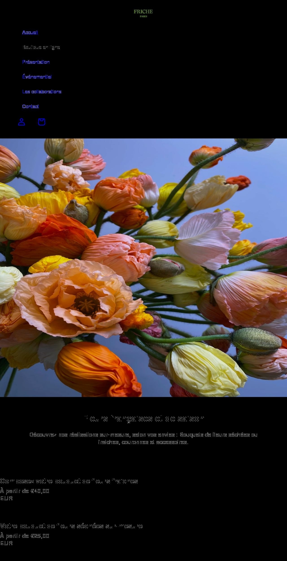 friche-paris.com shopify website screenshot