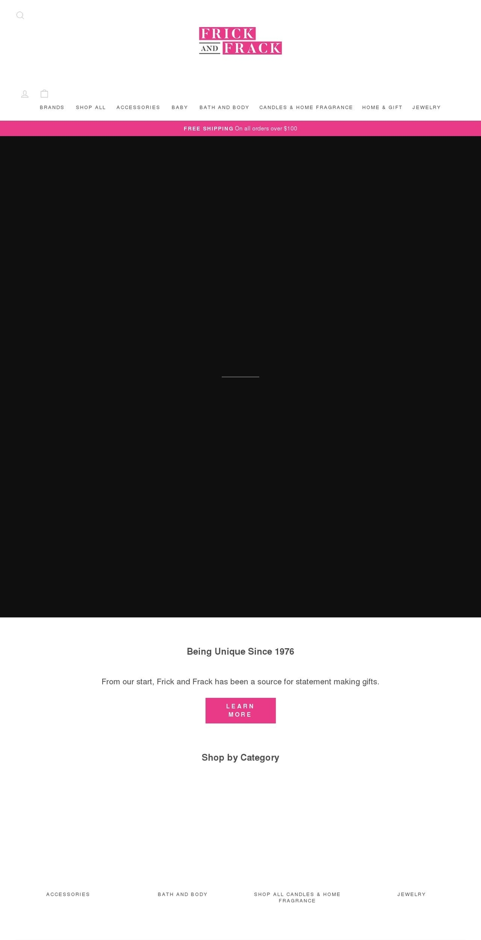 frickandfrack.com shopify website screenshot