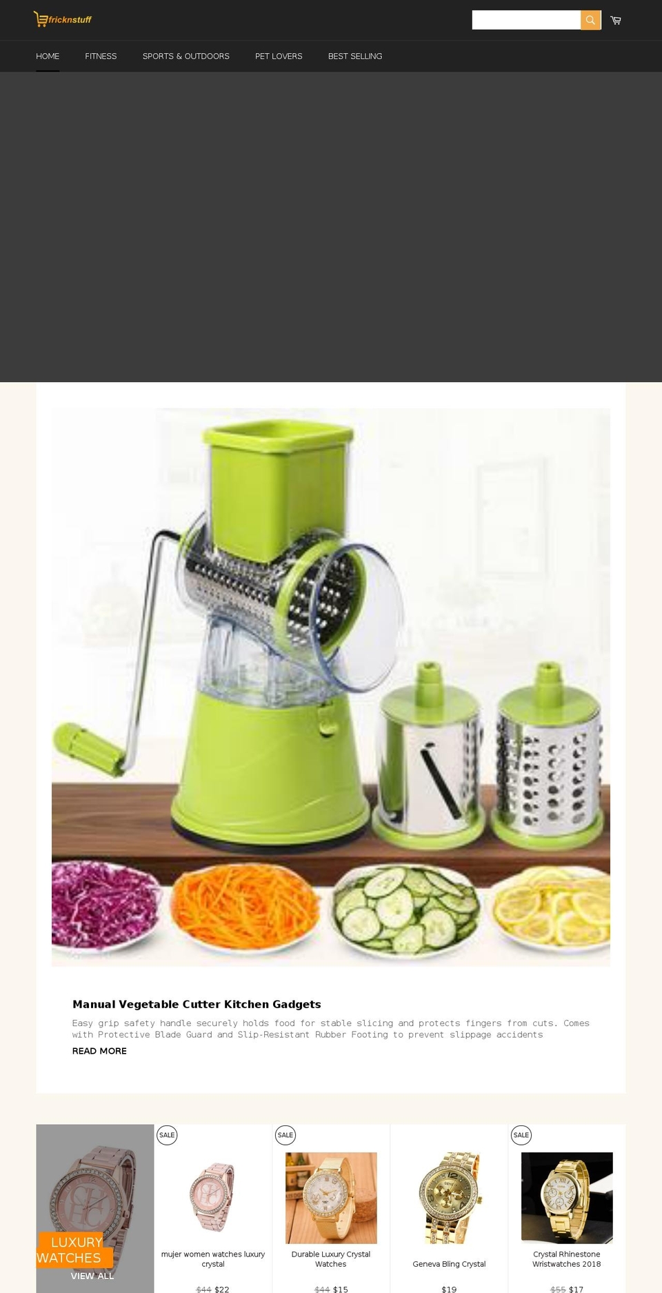 fricknstuff.com — Shopify storefront screenshot