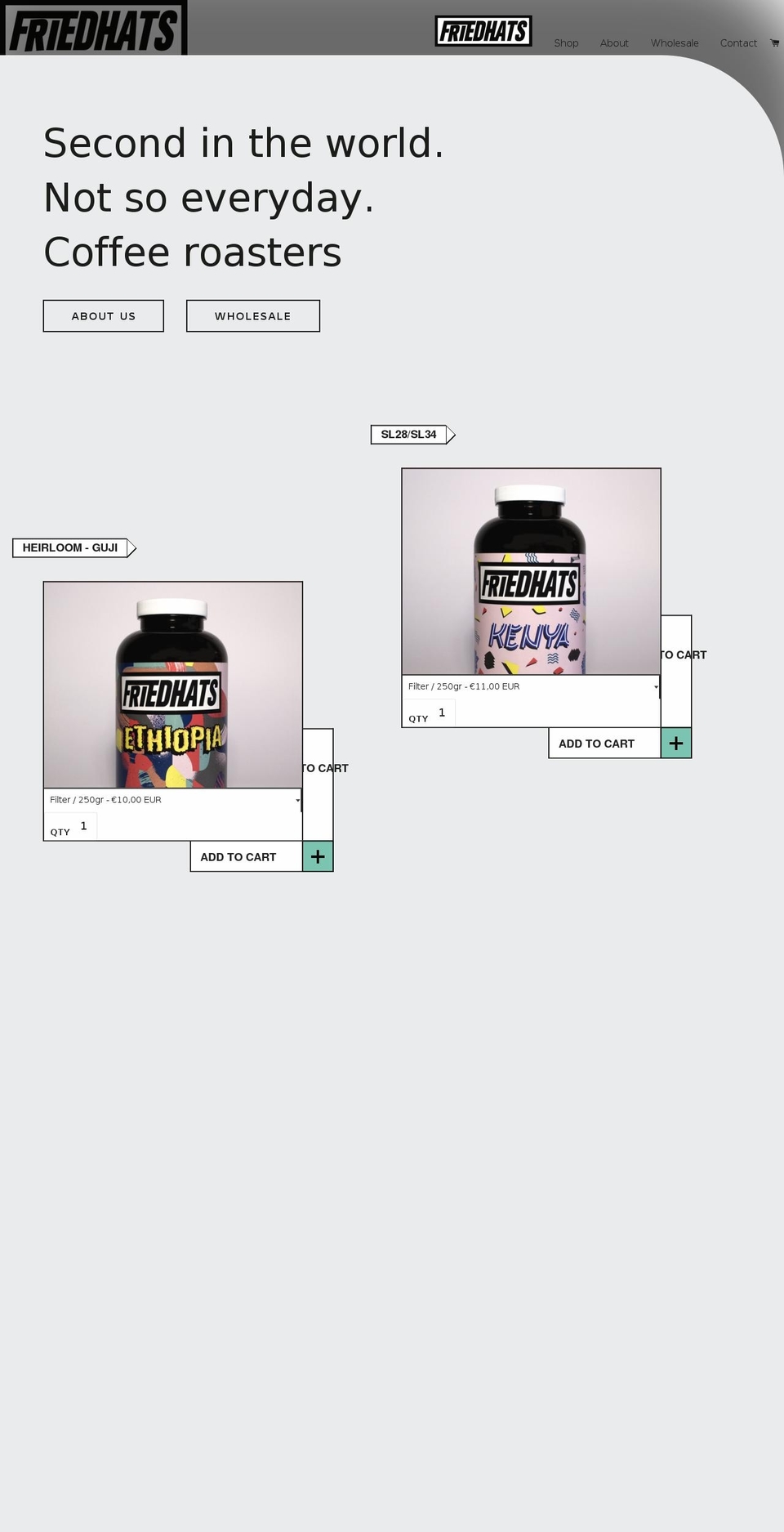 friedhats.com shopify website screenshot