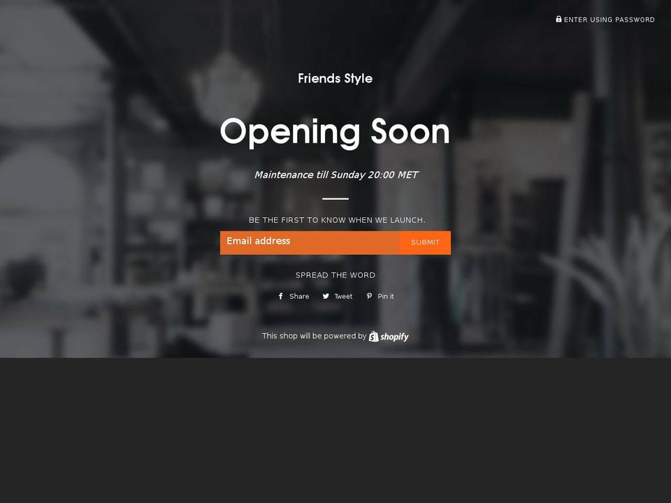 friends-style.com — Shopify storefront screenshot