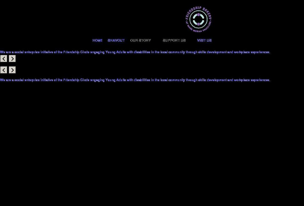 friendshipbakery.com.au shopify website screenshot