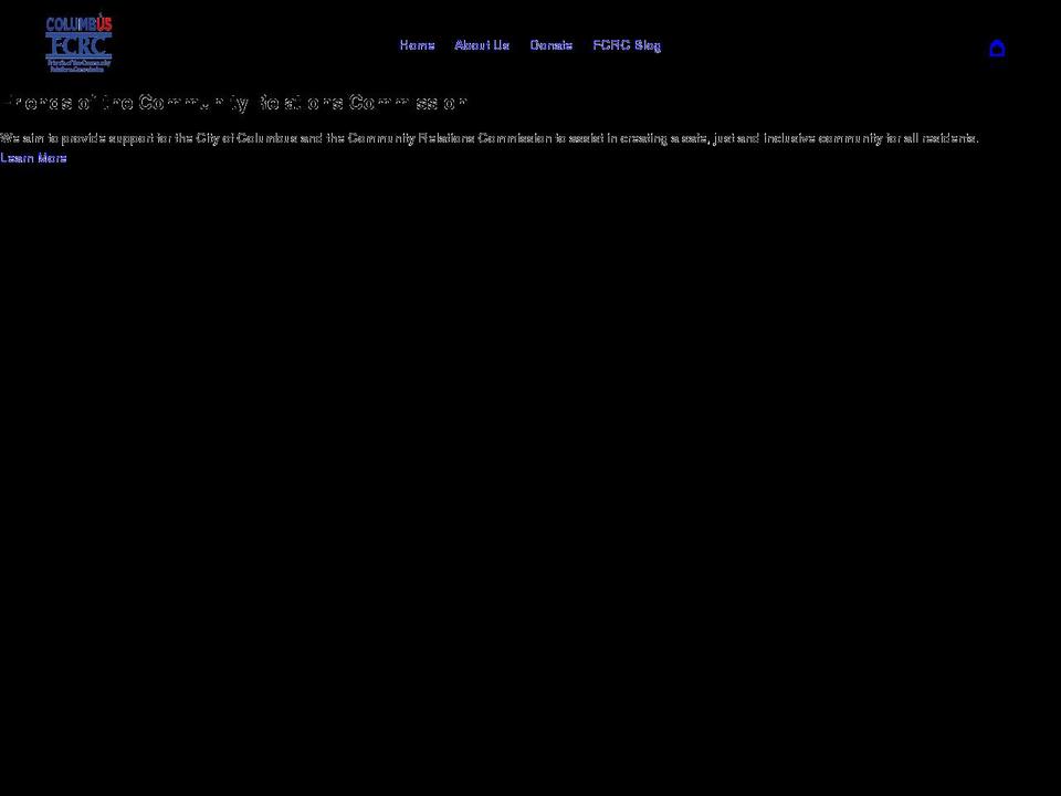 friendsofcrc.org shopify website screenshot
