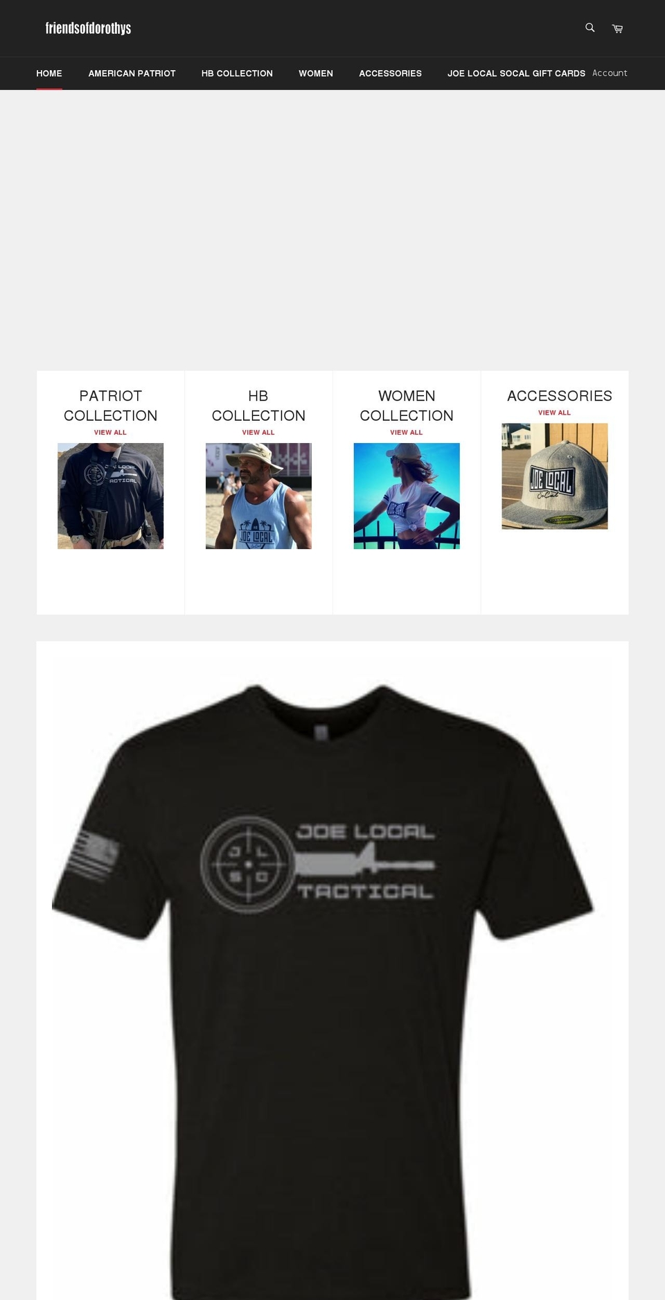 friendsofdorothys.com shopify website screenshot