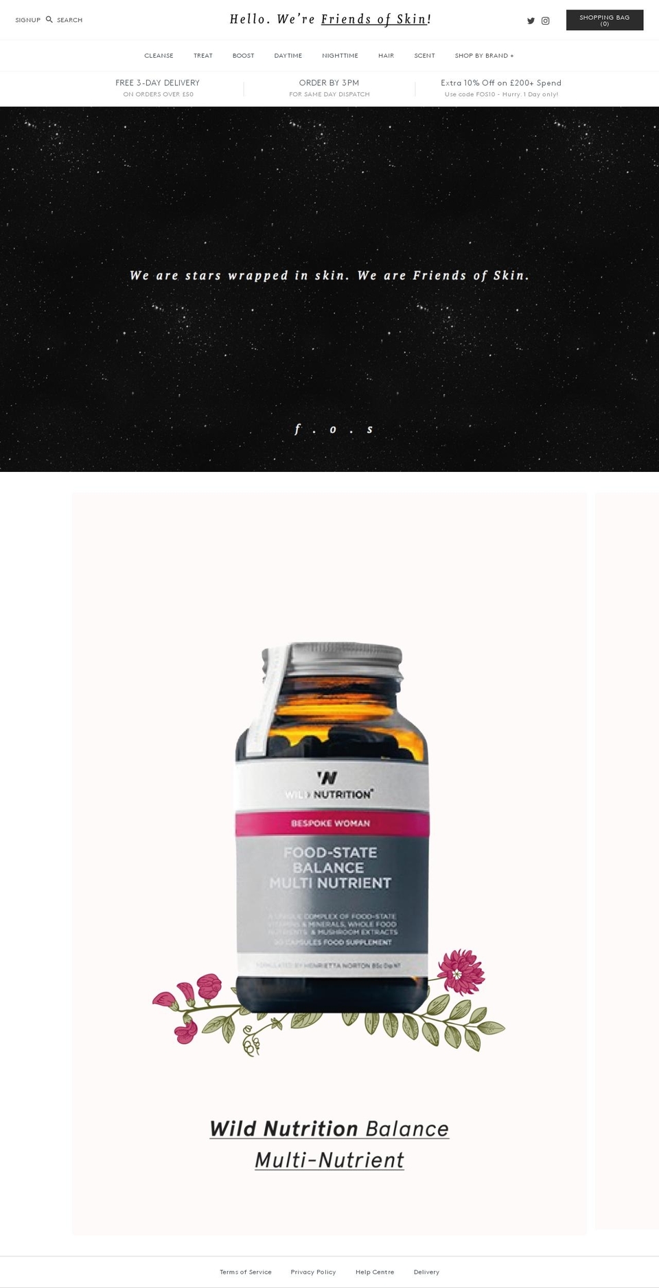 friendsofskin.com — Shopify storefront screenshot