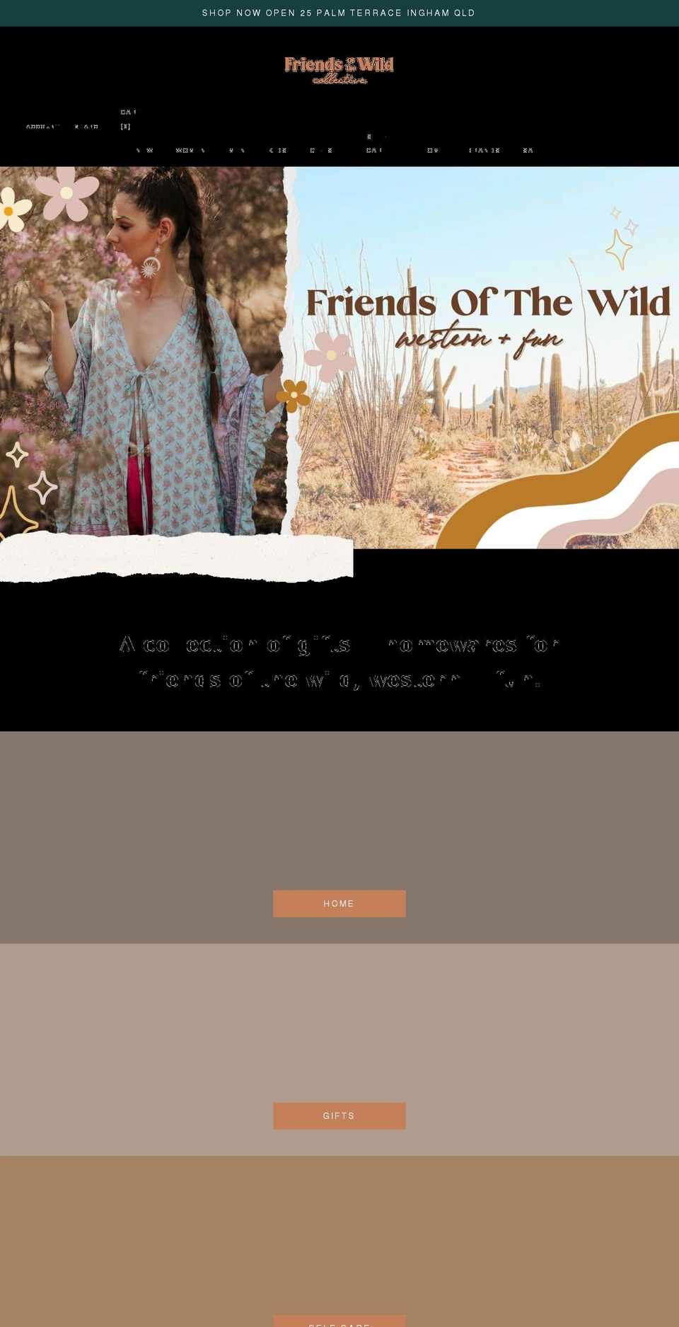 friendsofthewild.co shopify website screenshot