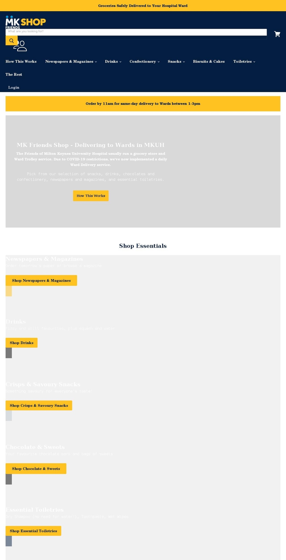 friendsshop.co.uk shopify website screenshot