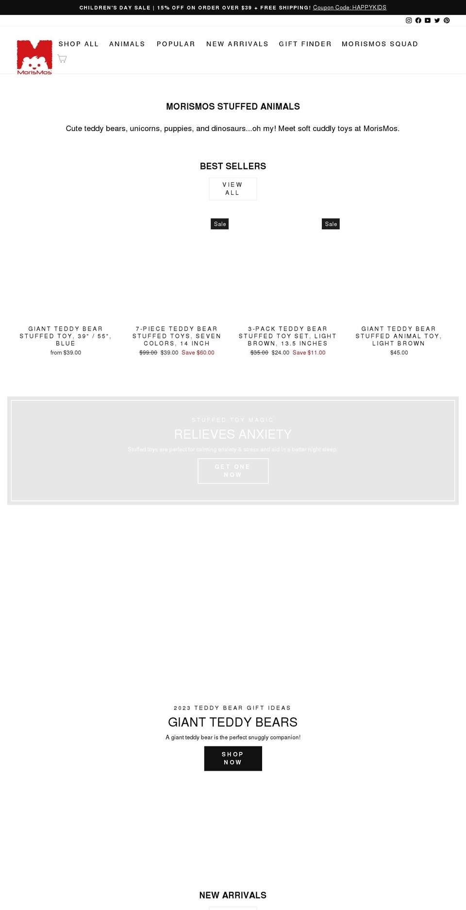 friendteddy.com shopify website screenshot