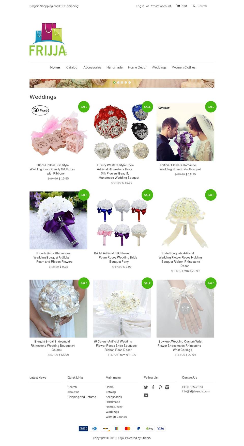 frijjatrends.com — Shopify storefront screenshot